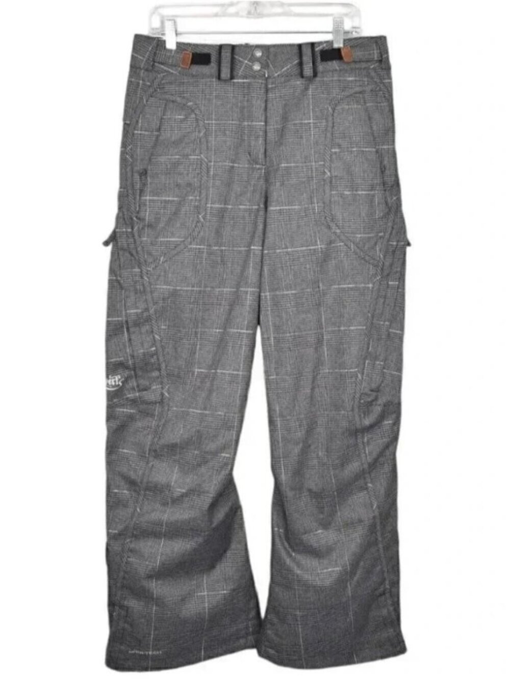 NWOT Columbia Convert Snowboard Pants Winter Gray Silver Ski Size Medium